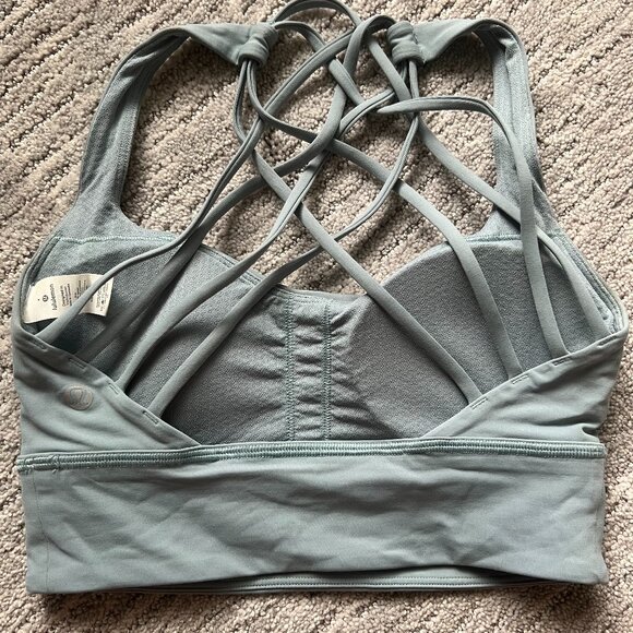 Lululemon Sports Bra- Size 4 in Gray - Picture 2 of 2